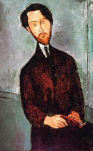 Modigliani - Portrait of Leopold Zborowski -3-